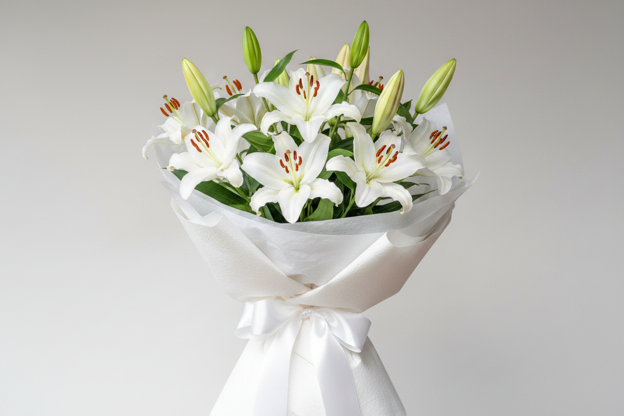 White Lily Bouquet
